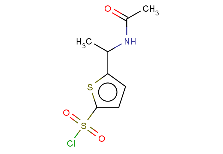 5-(1-acetamidoethyl)thiophene-2-sulfonyl chloride
