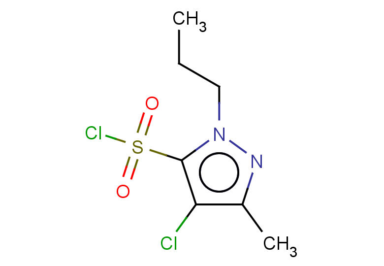 4-CHLORO-3-METHYL-1-PROPYL-1H-PYRAZOLE-5-SULFONYL CHLORIDE