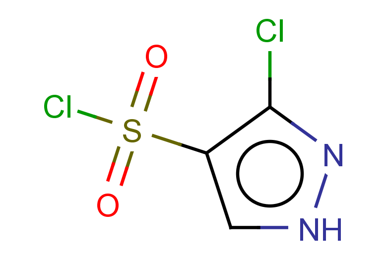 3-chloro-1H-pyrazole-4-sulfonyl chloride