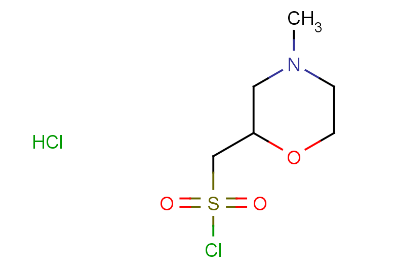 (4-methylmorpholin-2-yl)methanesulfonyl chloride hydrochloride