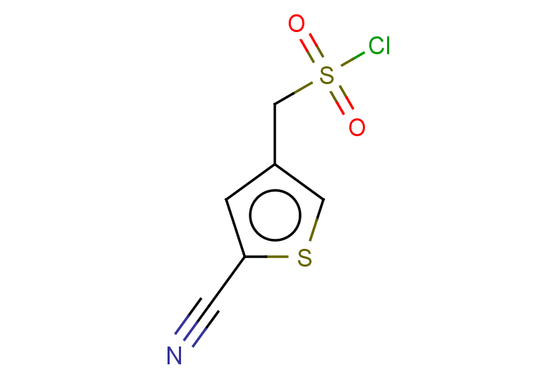 (5-cyanothiophen-3-yl)methanesulfonyl chloride