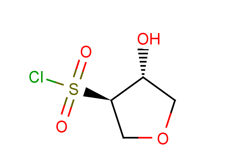 rac-(3R,4R)-4-hydroxyoxolane-3-sulfonyl chloride, trans