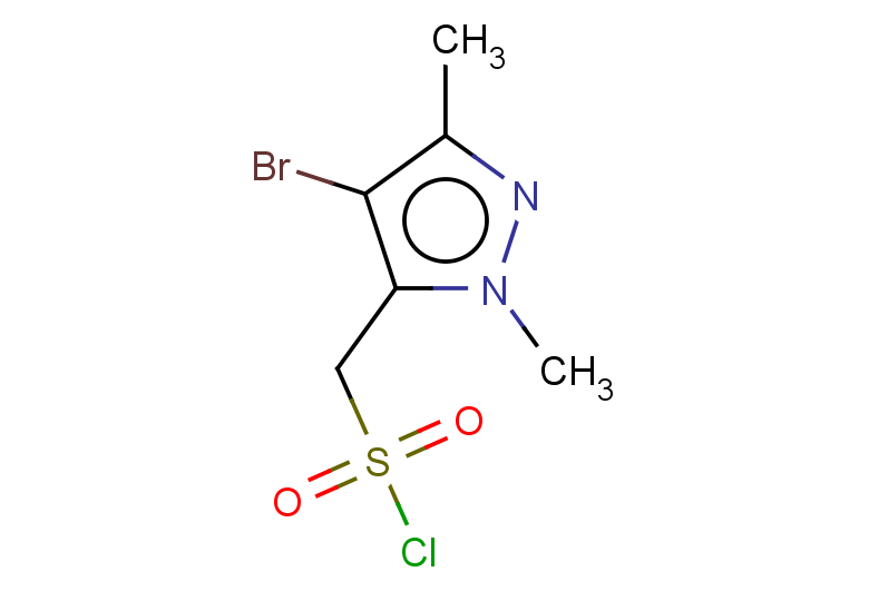 (4-bromo-1,3-dimethyl-1H-pyrazol-5-yl)methanesulfonyl chloride