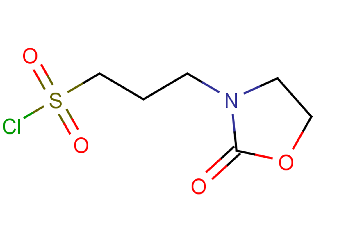 3-(2-oxo-1,3-oxazolidin-3-yl)propane-1-sulfonyl chloride