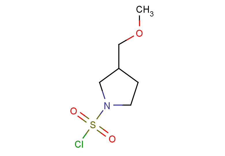 3-(methoxymethyl)pyrrolidine-1-sulfonyl chloride