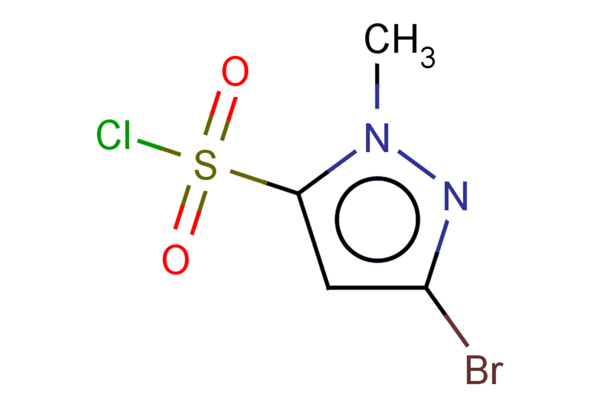 3-bromo-1-methyl-1H-pyrazole-5-sulfonyl chloride