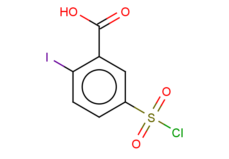 5-(chlorosulfonyl)-2-iodobenzoic acid