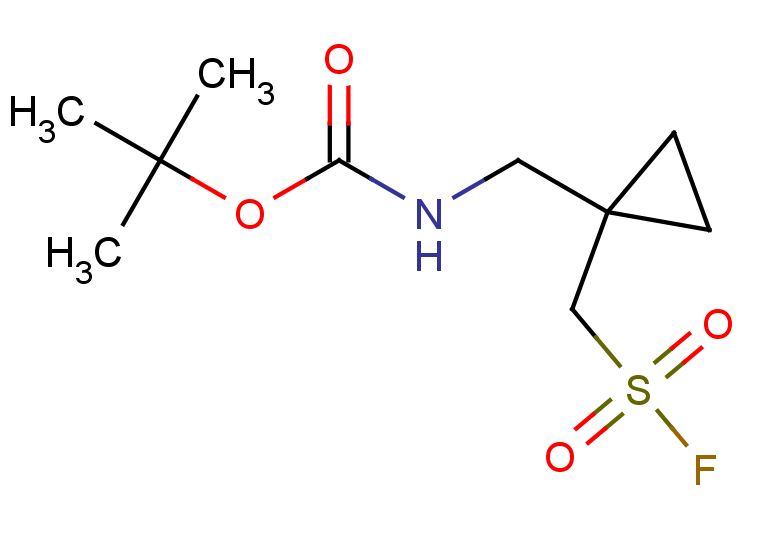 tert-butyl N-({1-[(fluorosulfonyl)methyl]cyclopropyl}methyl)carbamate