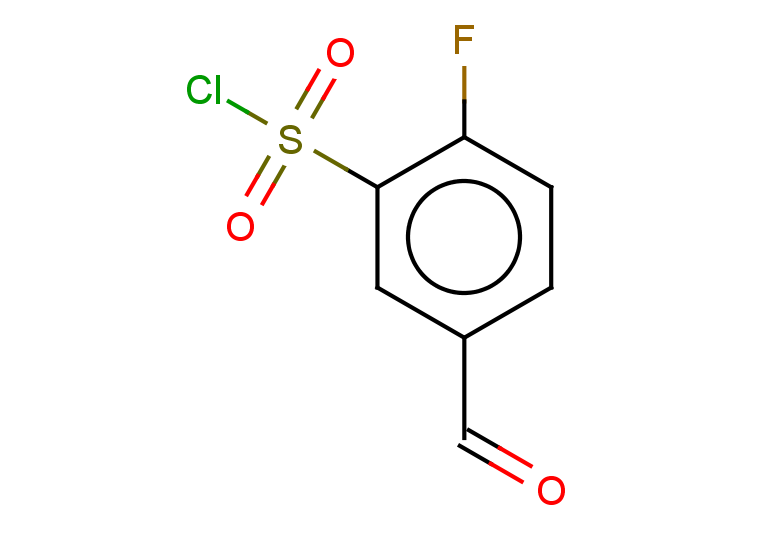 2-fluoro-5-formylbenzene-1-sulfonyl chloride