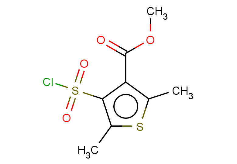 methyl 4-(chlorosulfonyl)-2,5-dimethylthiophene-3-carboxylate