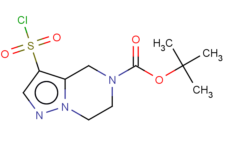 tert-butyl 3-(chlorosulfonyl)-4H,5H,6H,7H-pyrazolo[1,5-a]pyrazine-5-carboxylate