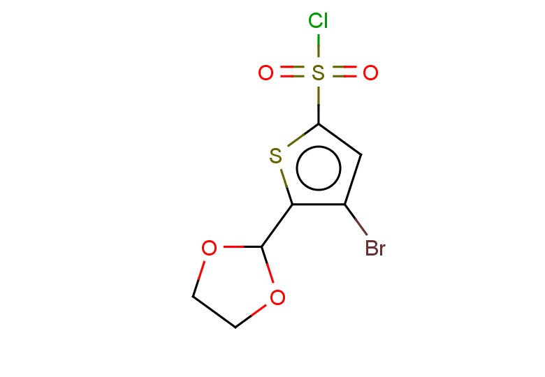 4-bromo-5-(1,3-dioxolan-2-yl)thiophene-2-sulfonyl chloride