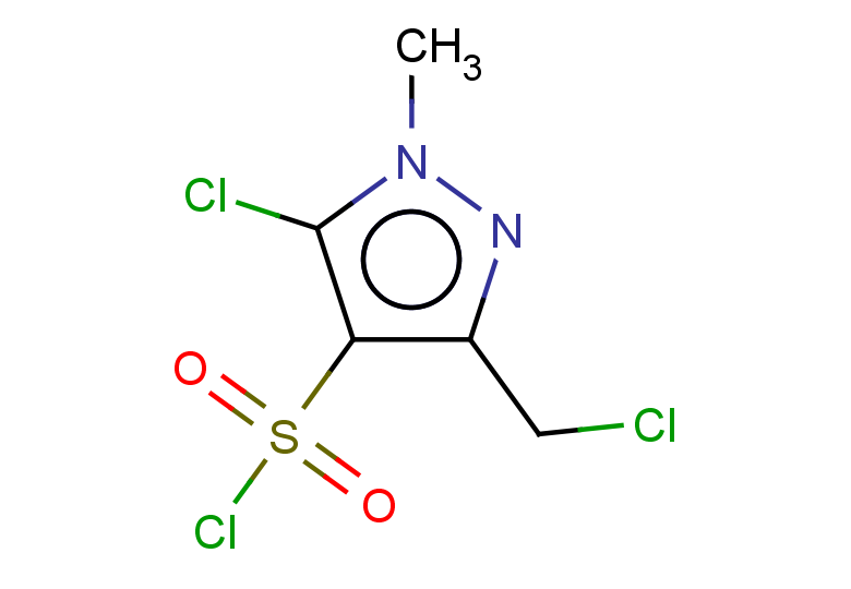 5-chloro-3-(chloromethyl)-1-methyl-1H-pyrazole-4-sulfonyl chloride