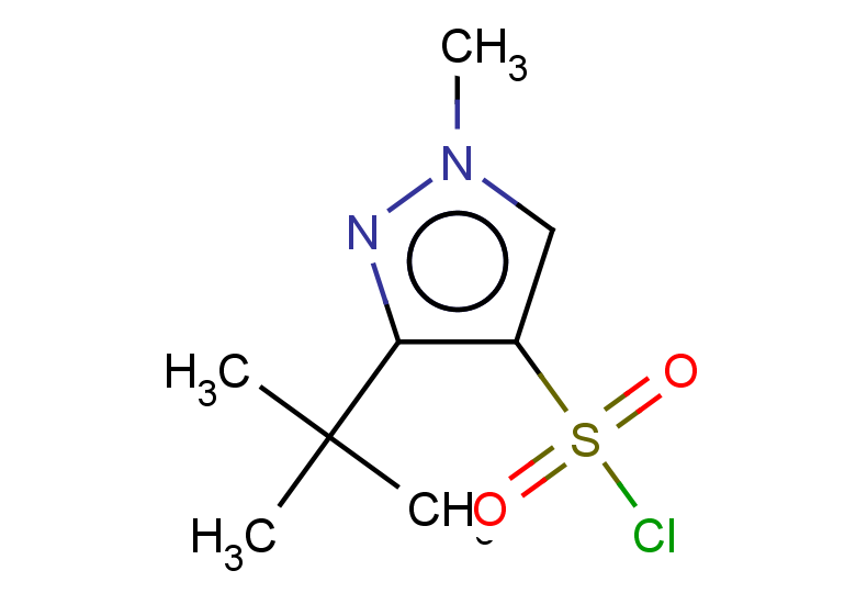 3-tert-butyl-1-methyl-1H-pyrazole-4-sulfonyl chloride