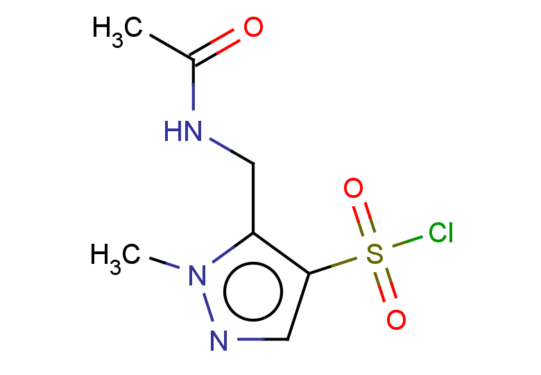 5-(acetamidomethyl)-1-methyl-1H-pyrazole-4-sulfonyl chloride