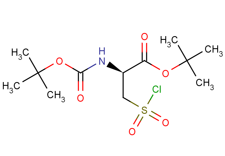 tert-butyl (2S)-2-{[(tert-butoxy)carbonyl]amino}-3-(chlorosulfonyl)propanoate