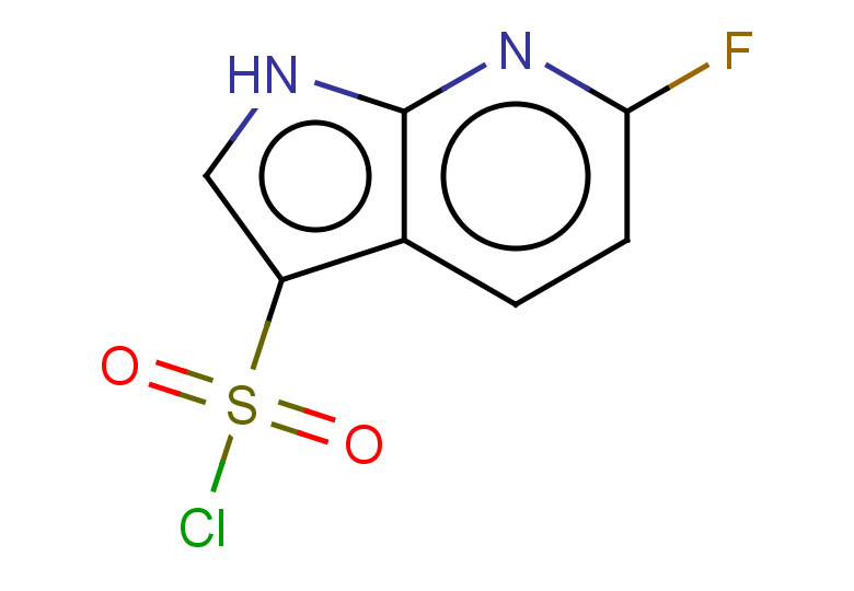 6-fluoro-1H-pyrrolo[2,3-b]pyridine-3-sulfonyl chloride