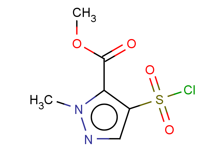 methyl 4-(chlorosulfonyl)-1-methyl-1H-pyrazole-5-carboxylate