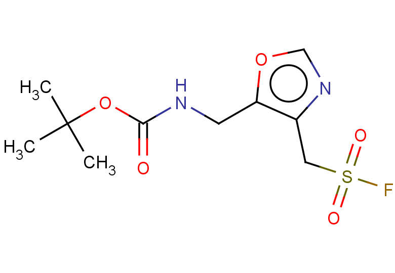 tert-butyl N-({4-[(fluorosulfonyl)methyl]-1,3-oxazol-5-yl}methyl)carbamate