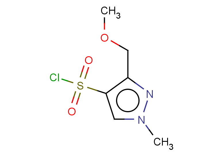 3-(methoxymethyl)-1-methyl-1H-pyrazole-4-sulfonyl chloride