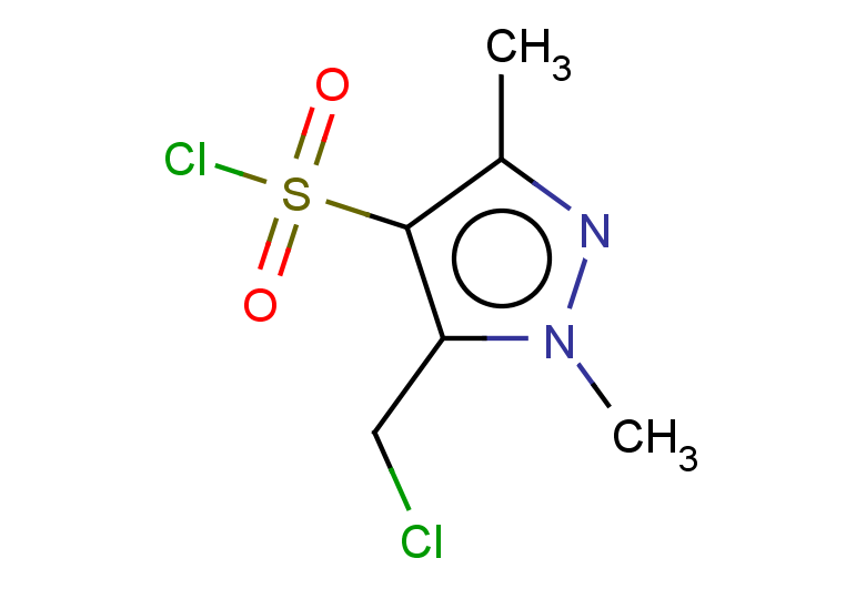 5-(chloromethyl)-1,3-dimethyl-1H-pyrazole-4-sulfonyl chloride