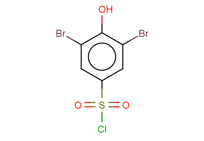 3,5-dibromo-4-hydroxybenzene-1-sulfonyl chloride