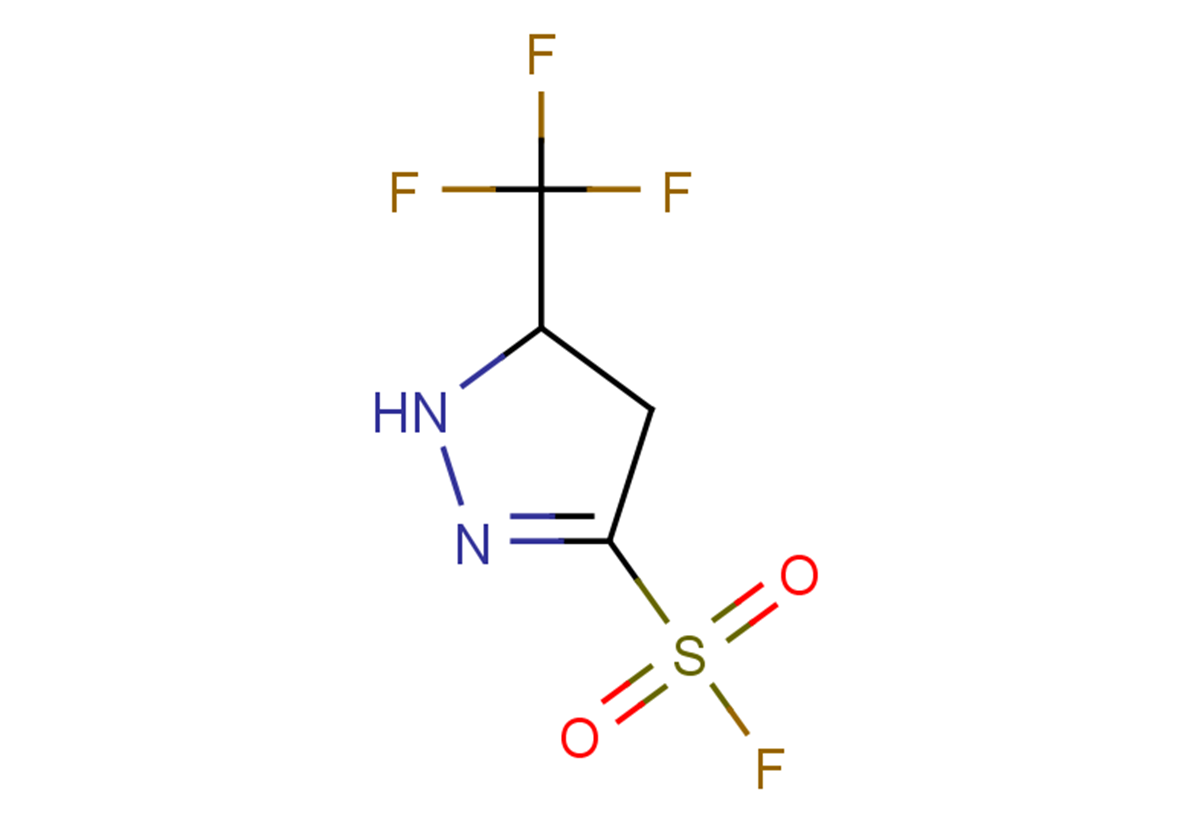 5-(trifluoromethyl)-4,5-dihydro-1H-pyrazole-3-sulfonyl fluoride