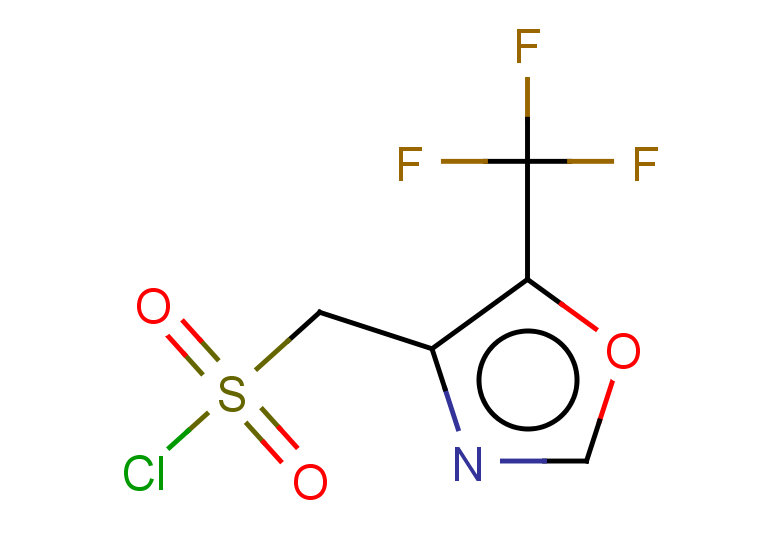 [5-(trifluoromethyl)-1,3-oxazol-4-yl]methanesulfonyl chloride