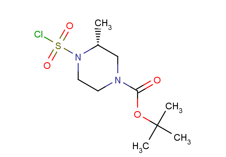 tert-butyl (3R)-4-(chlorosulfonyl)-3-methylpiperazine-1-carboxylate