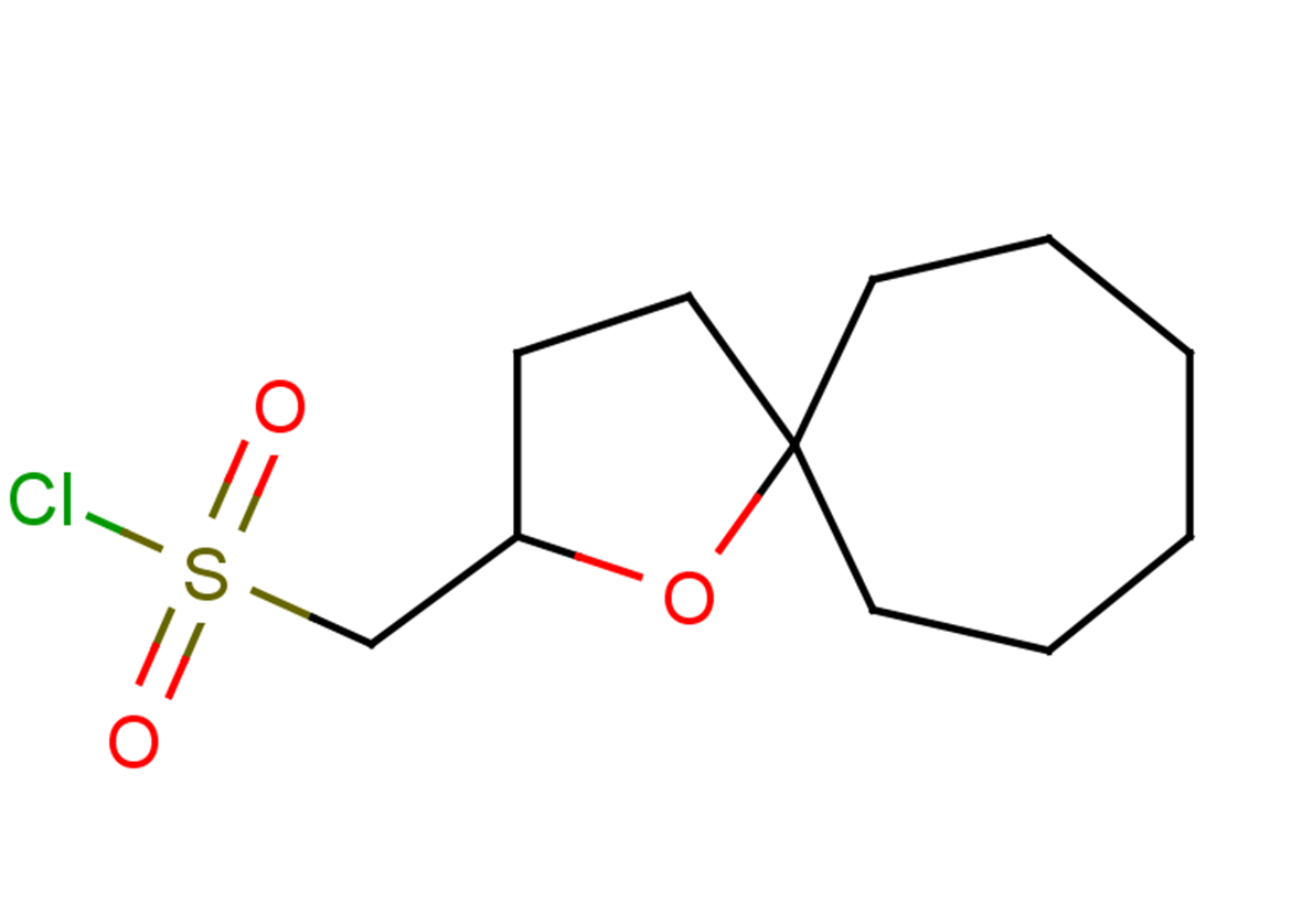 {1-oxaspiro[4.6]undecan-2-yl}methanesulfonyl chloride