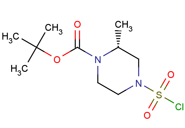 tert-butyl (2R)-4-(chlorosulfonyl)-2-methylpiperazine-1-carboxylate