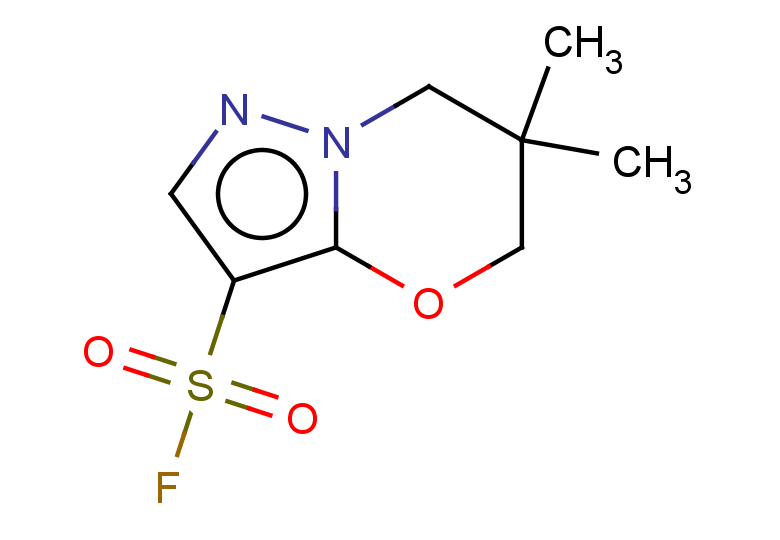 6,6-dimethyl-5H,6H,7H-pyrazolo[3,2-b][1,3]oxazine-3-sulfonyl fluoride