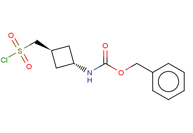 benzyl N-{3-[(chlorosulfonyl)methyl]cyclobutyl}carbamate