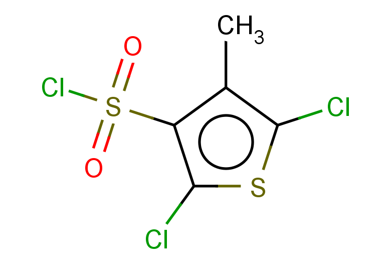 2,5-dichloro-4-methylthiophene-3-sulfonyl chloride