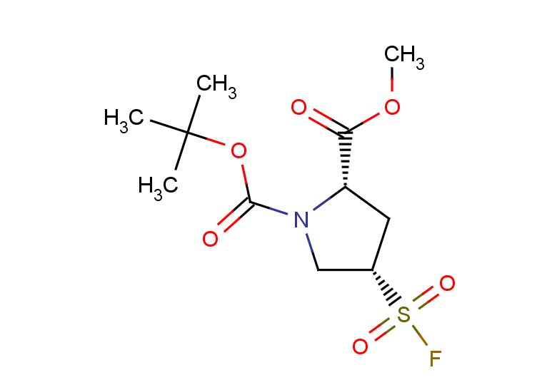 1-tert-butyl 2-methyl (2S,4S)-4-(fluorosulfonyl)pyrrolidine-1,2-dicarboxylate
