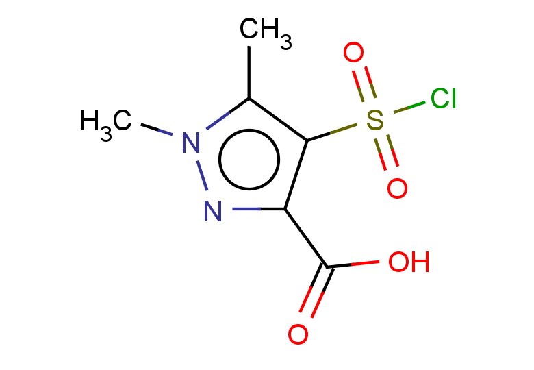 4-(chlorosulfonyl)-1,5-dimethyl-1H-pyrazole-3-carboxylic acid
