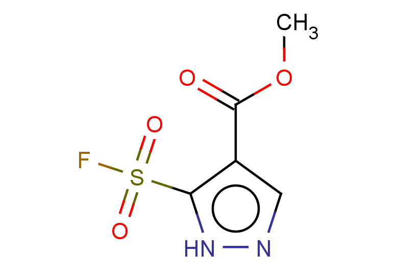 methyl 5-(fluorosulfonyl)-1H-pyrazole-4-carboxylate