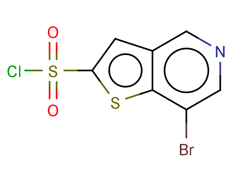 7-bromothieno[3,2-c]pyridine-2-sulfonyl chloride