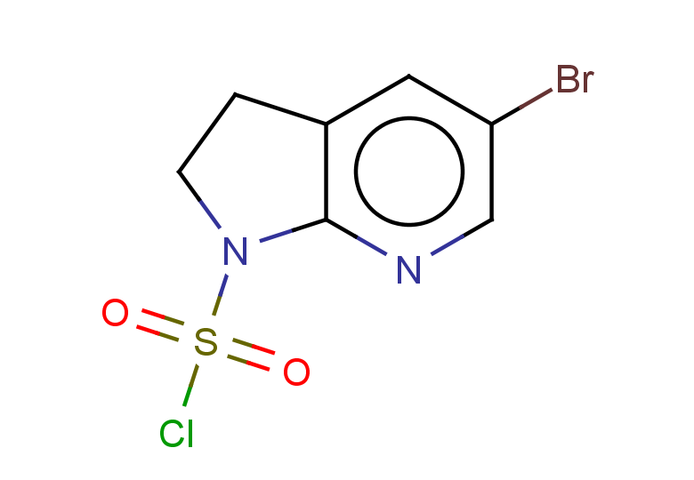 5-bromo-1H,2H,3H-pyrrolo[2,3-b]pyridine-1-sulfonyl chloride