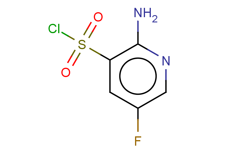 2-amino-5-fluoropyridine-3-sulfonyl chloride