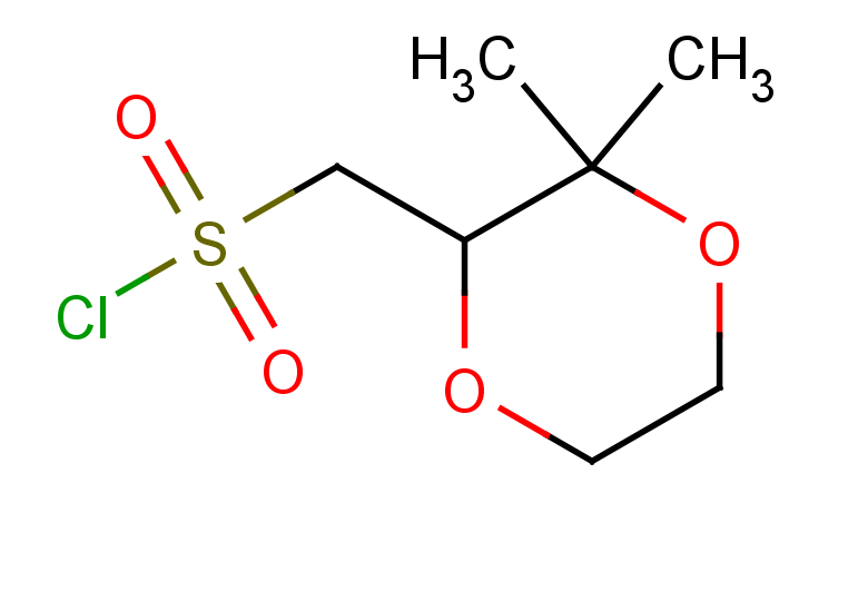 (3,3-dimethyl-1,4-dioxan-2-yl)methanesulfonyl chloride