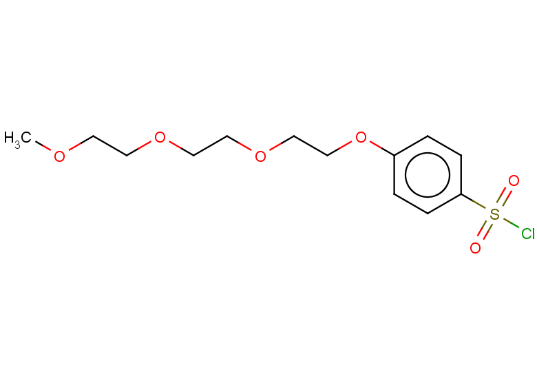 4-{2-[2-(2-methoxyethoxy)ethoxy]ethoxy}benzene-1-sulfonyl chloride