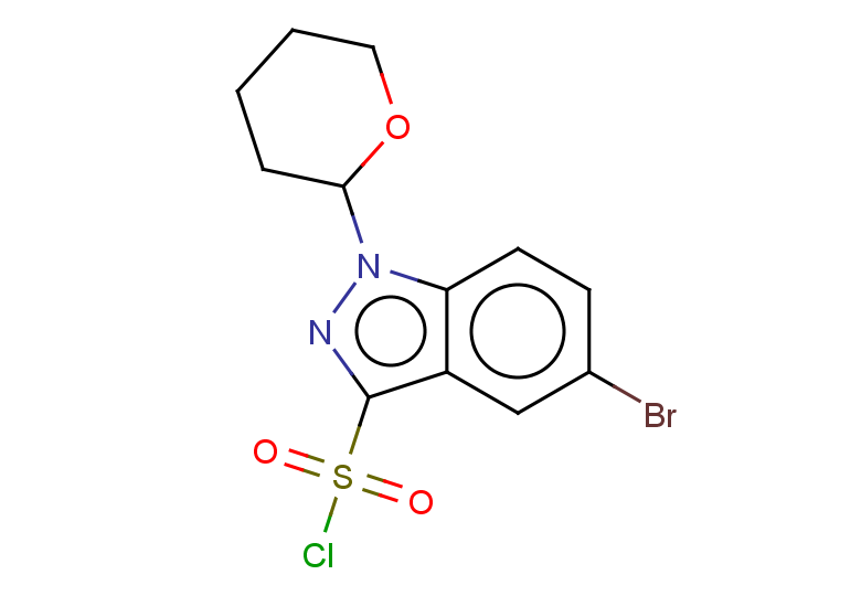 5-bromo-1-(oxan-2-yl)-1H-indazole-3-sulfonyl chloride