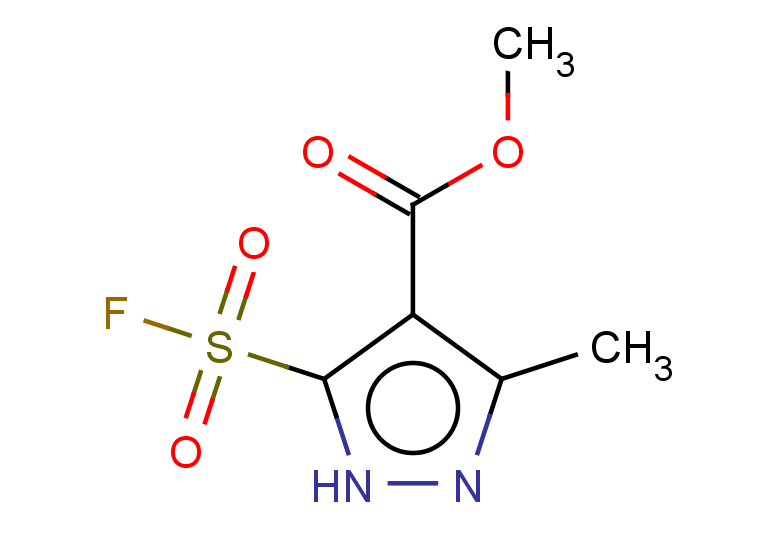 methyl 5-(fluorosulfonyl)-3-methyl-1H-pyrazole-4-carboxylate