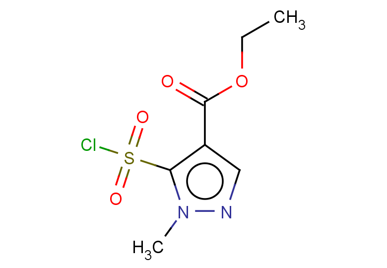 ethyl 5-(chlorosulfonyl)-1-methyl-1H-pyrazole-4-carboxylate
