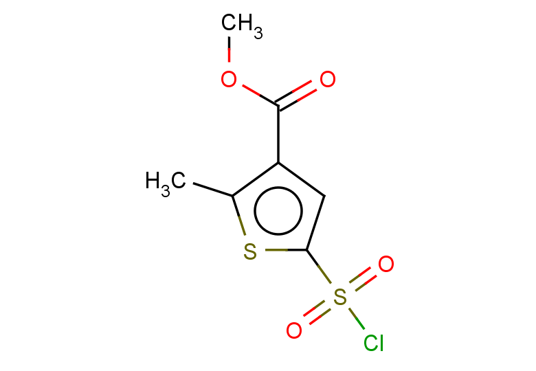 methyl 5-(chlorosulfonyl)-2-methylthiophene-3-carboxylate