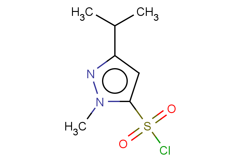 1-methyl-3-(propan-2-yl)-1H-pyrazole-5-sulfonyl chloride