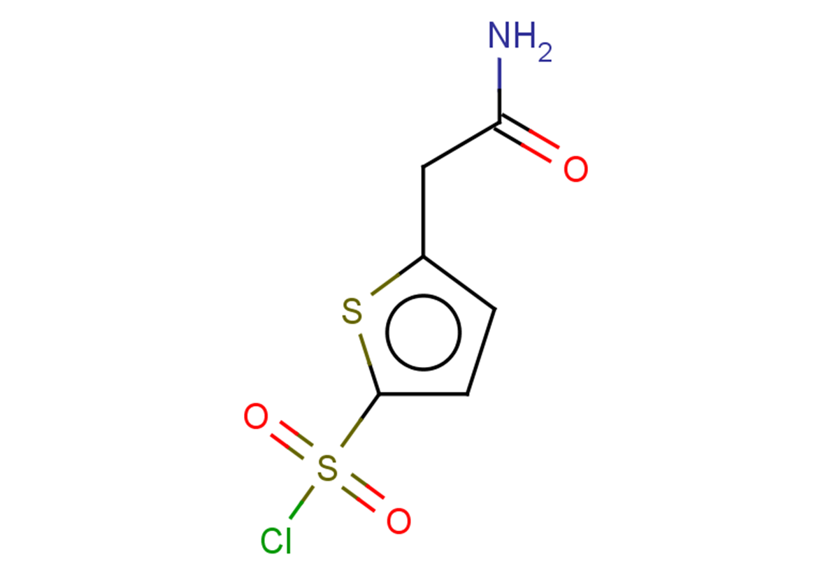 5-(carbamoylmethyl)thiophene-2-sulfonyl chloride