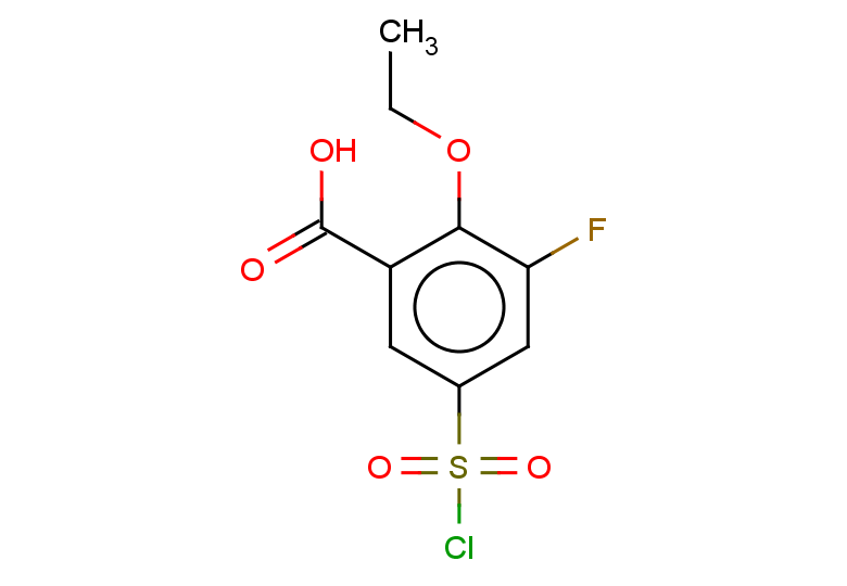 5-(chlorosulfonyl)-2-ethoxy-3-fluorobenzoic acid
