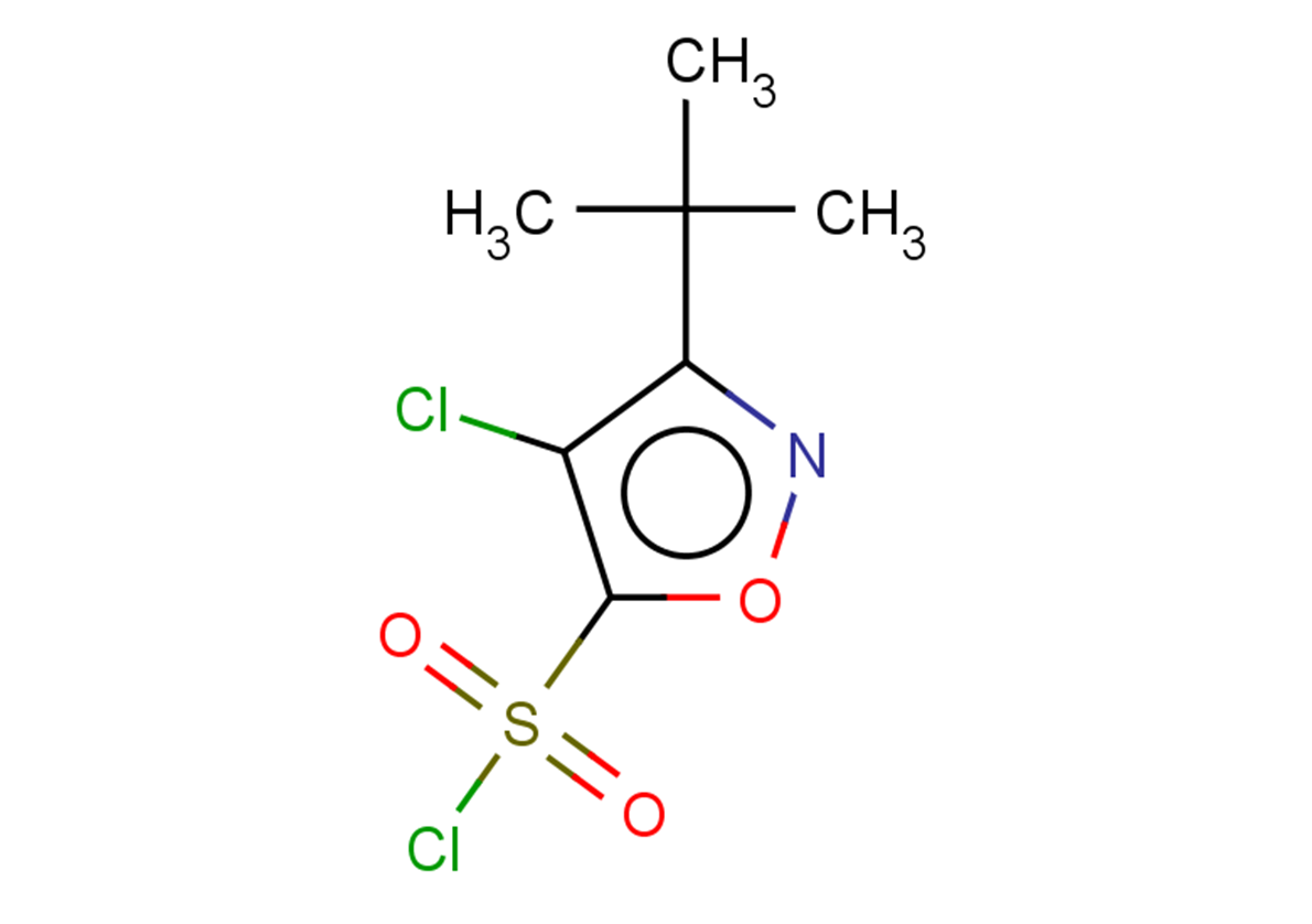 3-tert-butyl-4-chloro-1,2-oxazole-5-sulfonyl chloride